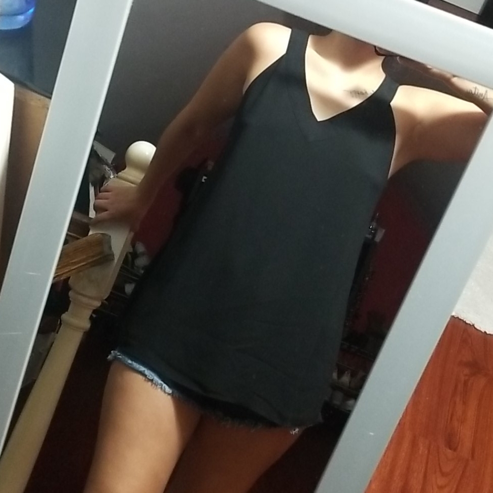 Ruby and Jenna black top